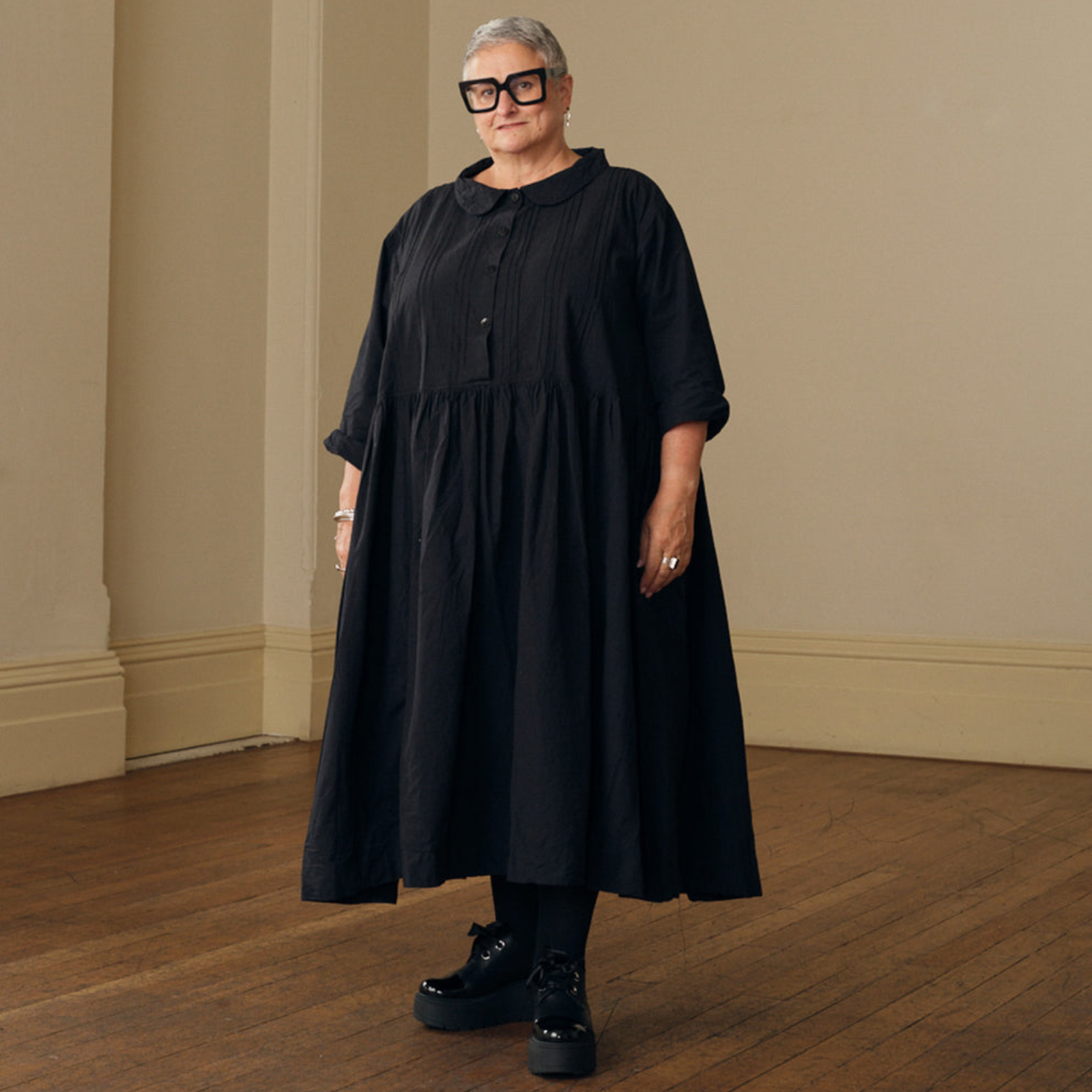 Meg By Design Isaline Cotton Poplin Dress