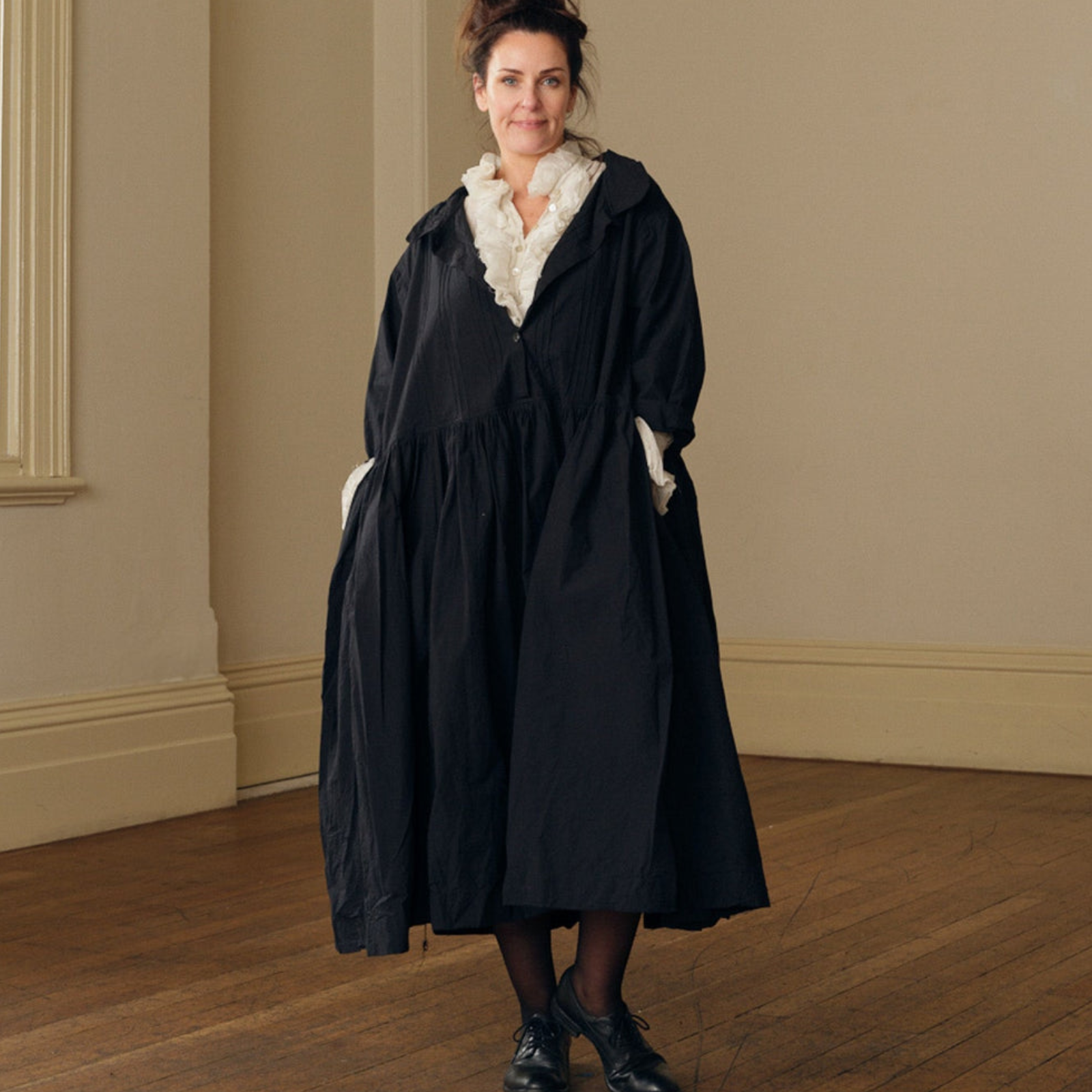 Meg By Design Isaline Cotton Poplin Dress