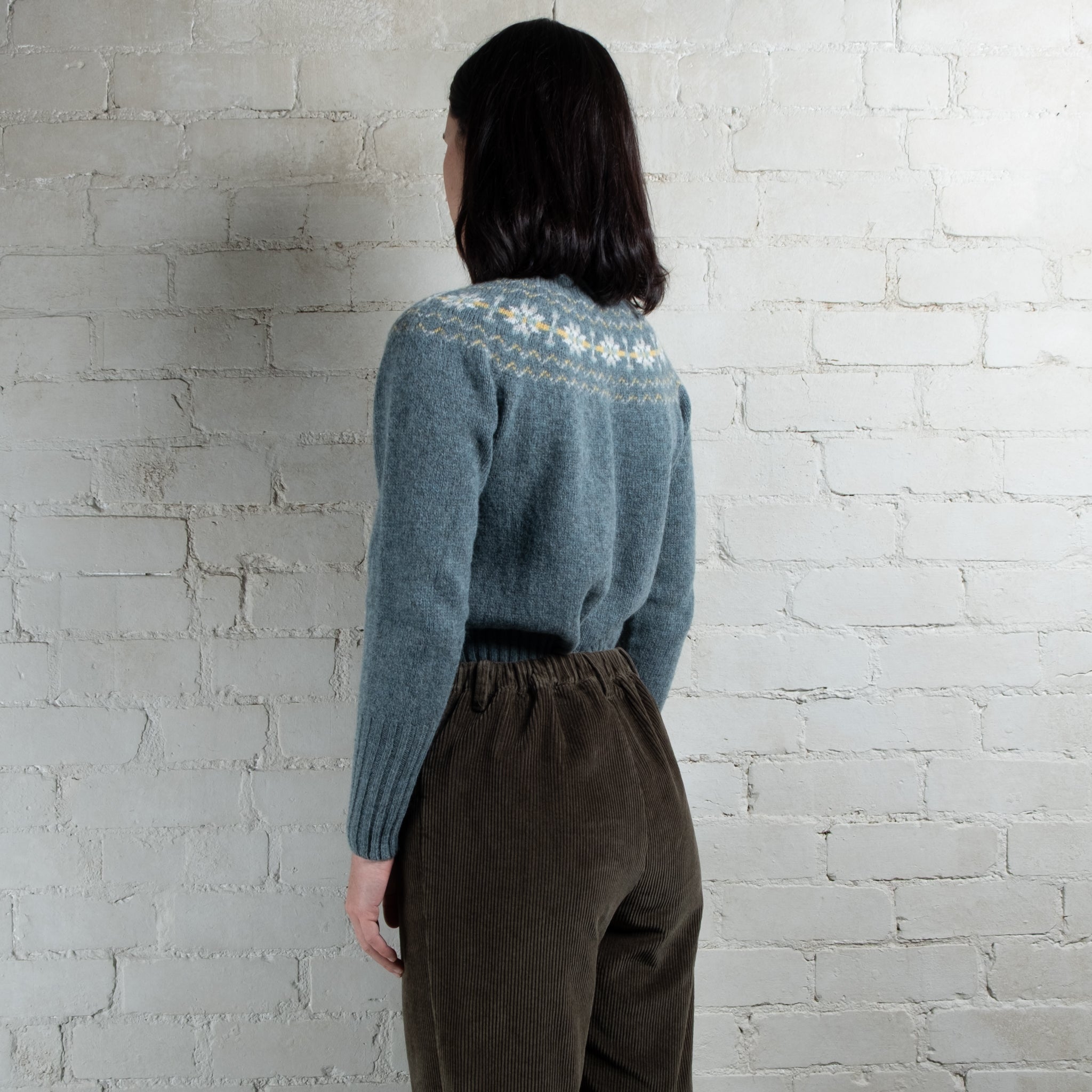 Violetta Par Manteau Noir Eloise Pull-On Corduroy Pants