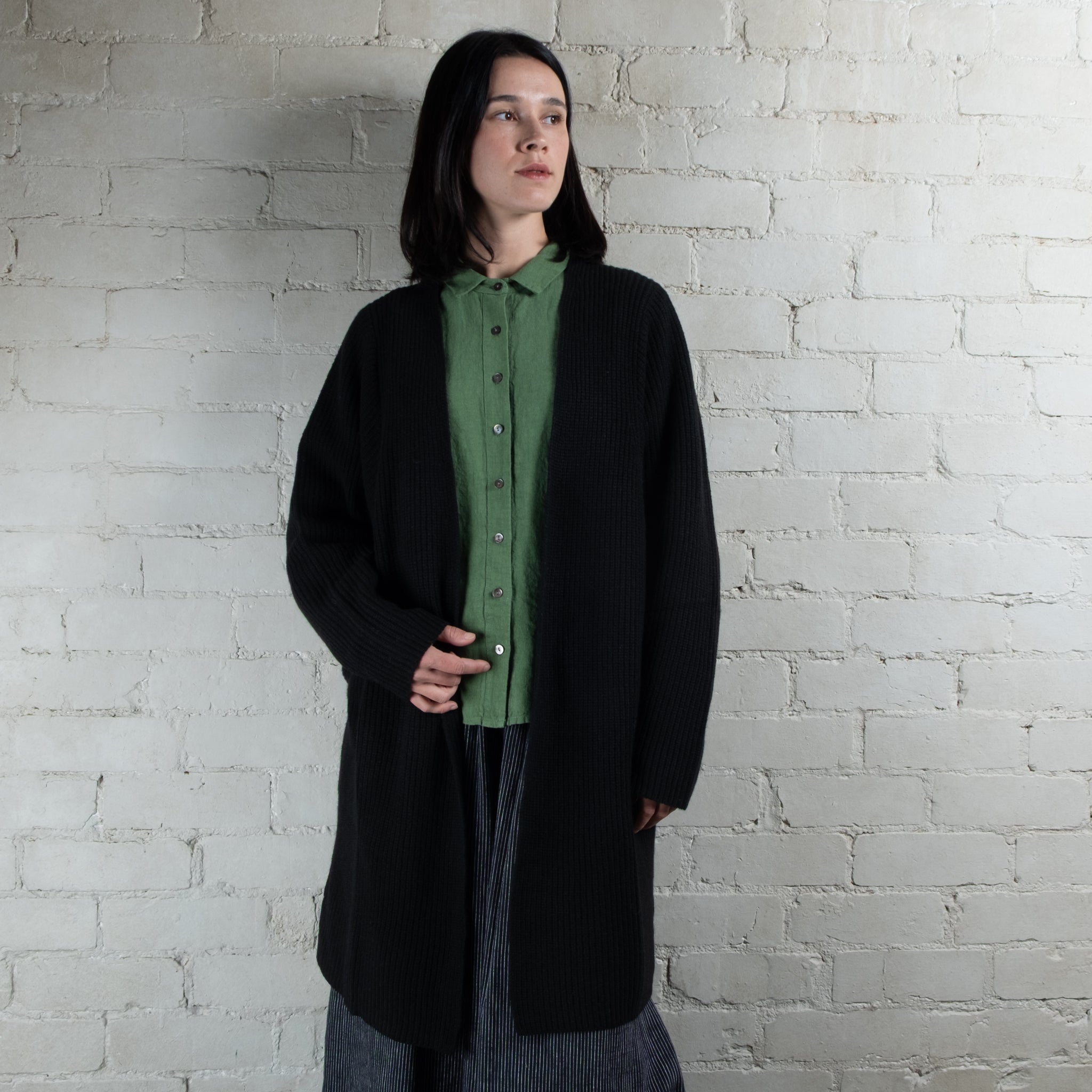 Cashmerism 100% Cashmere Black Opulence Coat