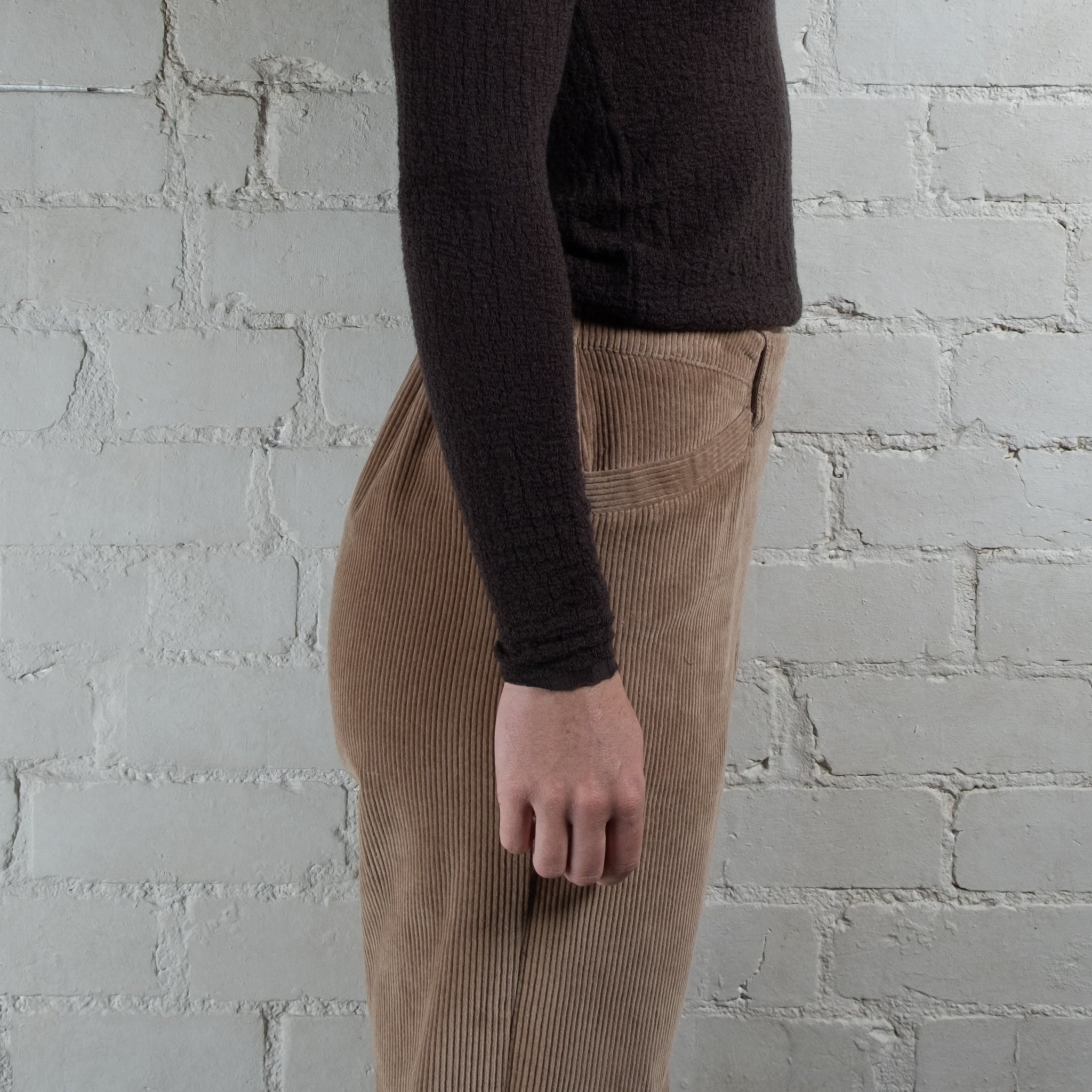 Violetta Par Manteau Noir Eloise Pull-On Corduroy Pants
