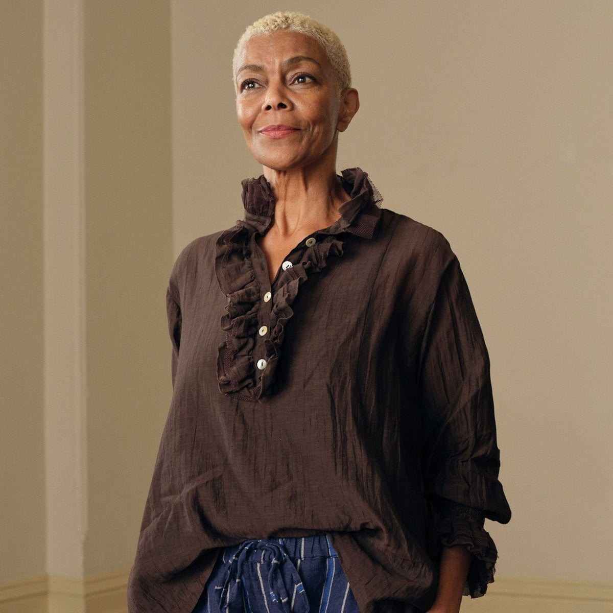 Meg By Design Odile Silk Cotton Blouse