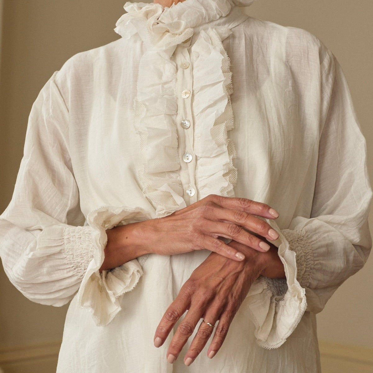 Meg By Design Odile Silk Cotton Blouse