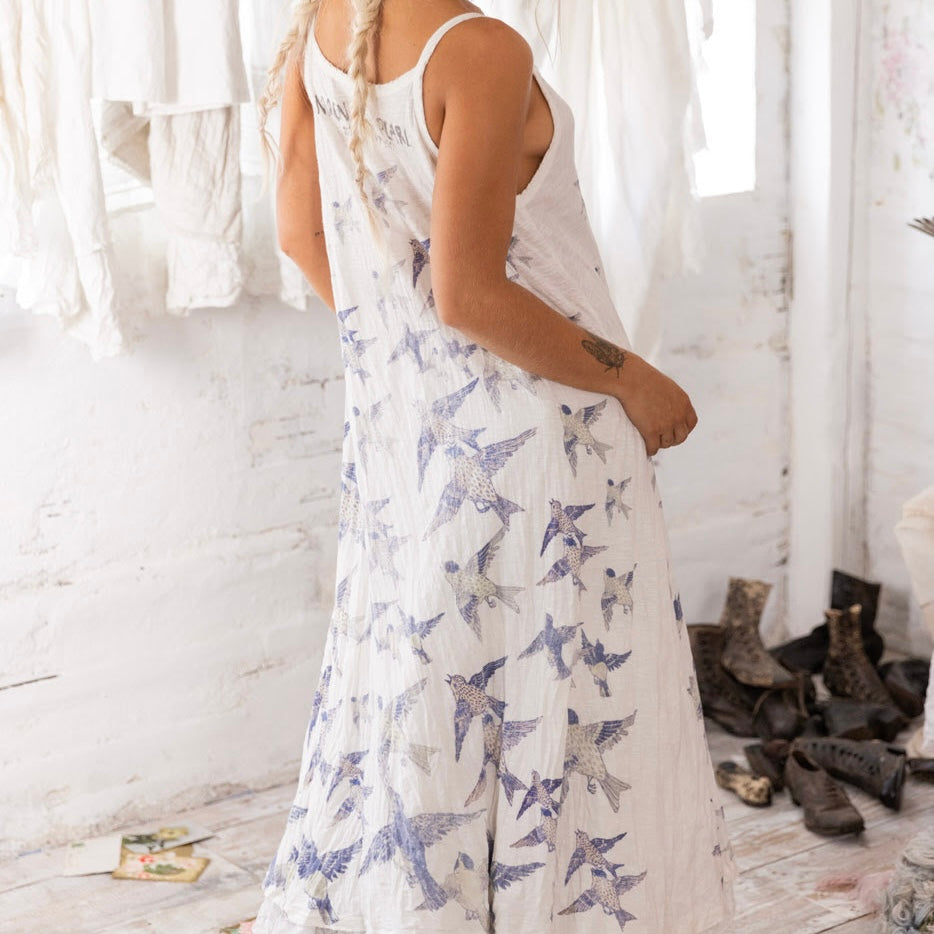 Magnolia Pearl Lana Bird Print Tank Dress