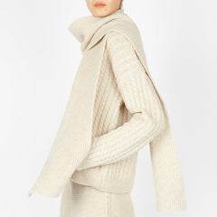 Sparrow Bone Merino Wool Scarf