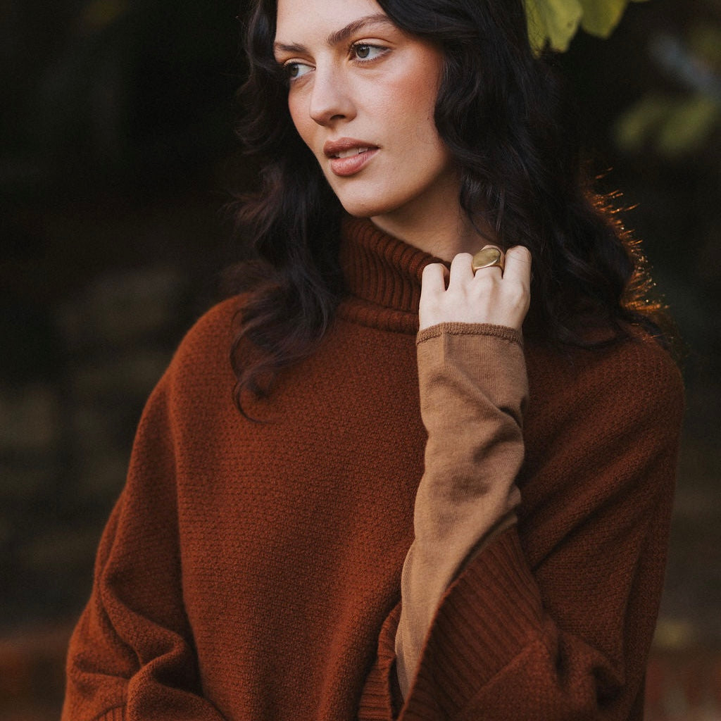 Montaigne Agnès 100% New Zealand Wool Poncho
