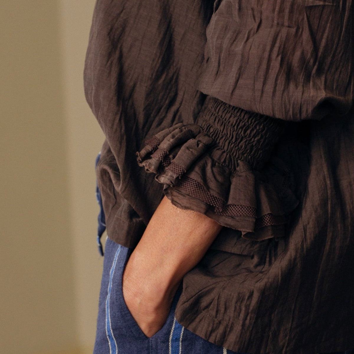 Meg By Design Odile Silk Cotton Blouse