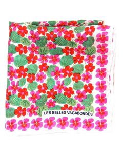 Les Belles Vagabondes Boxed Printed Silk Scarf