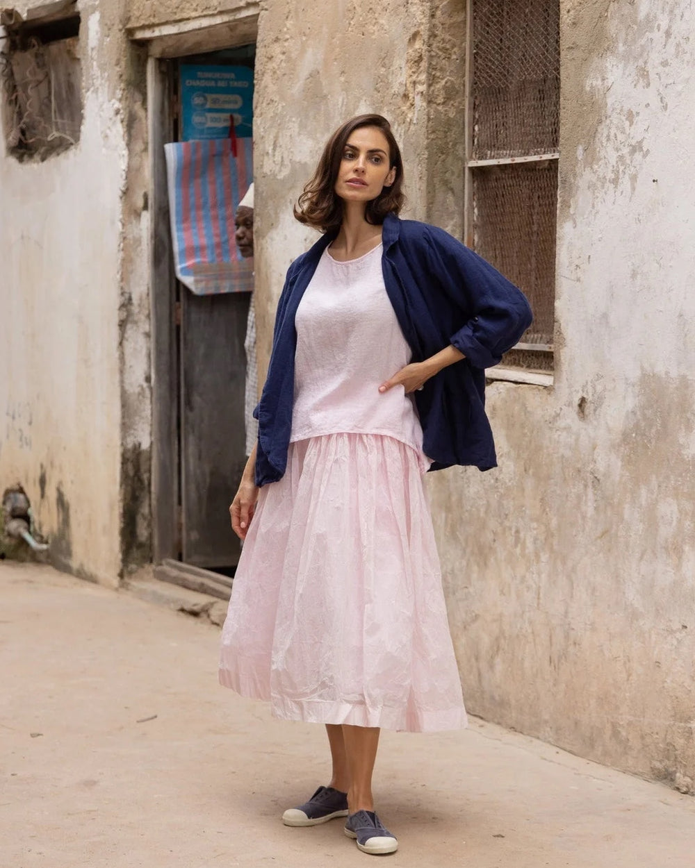 Meg By Design Nyx Cotton Organdy Tutu Long Skirt