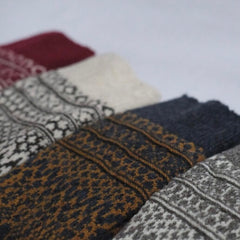 Nishiguchi Kutsushita Oslo Jacquard Wool Socks