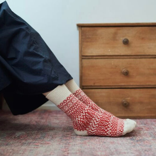 Nishiguchi Kutsushita Oslo Jacquard Wool Socks