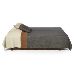 Libeco Nash Stripe Linen Wool Large Coverlet Blanket 260cmx240cm