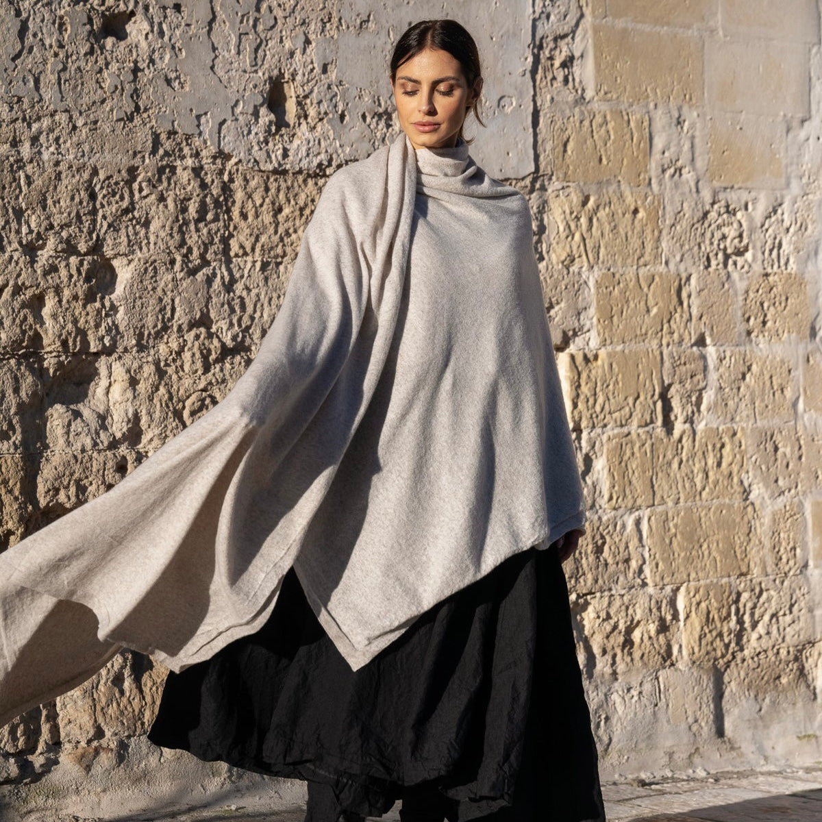 Meg By Design Winston Merino Wool Oversized Wrap