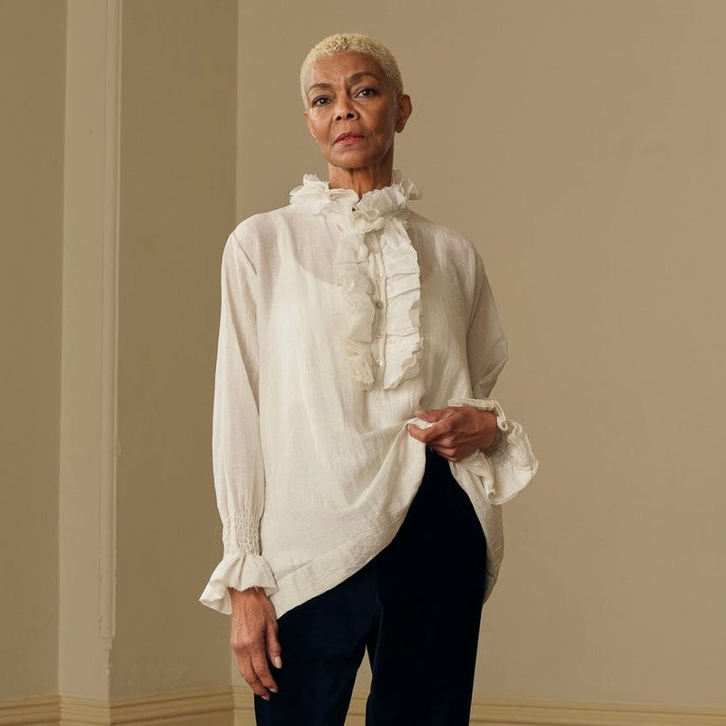 Meg By Design Odile Silk Cotton Blouse