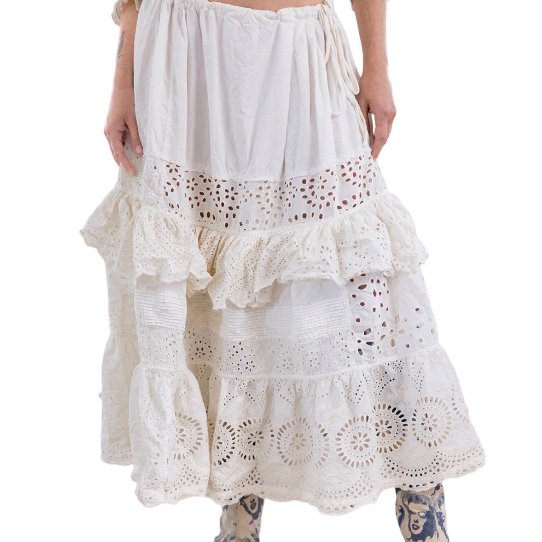 Magnolia Pearl Eyelet Pissaro Skirt