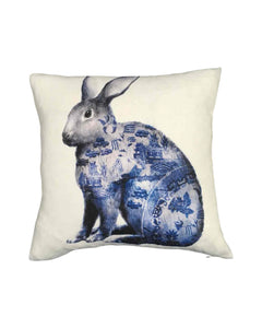 Anita Mertzlin Willow Rabbit Linen Cushion
