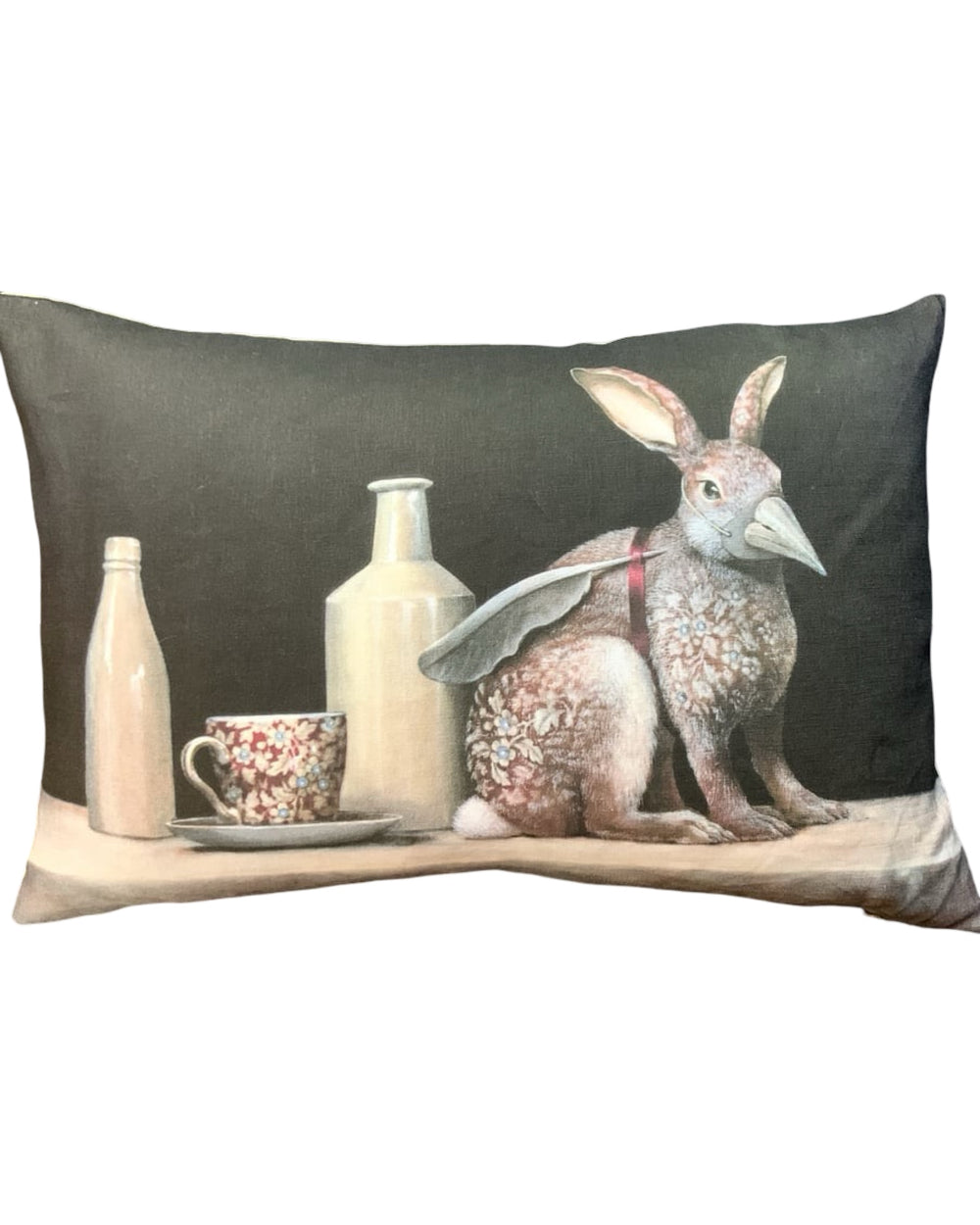 Anita Mertzlin Claret Rabbit Cushion
