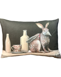 Anita Mertzlin Claret Rabbit Cushion