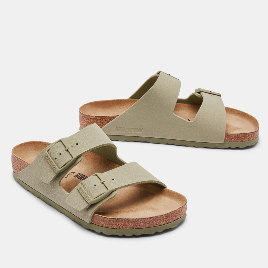 Birkenstock Arizona Faded Khaki Birko-Flor Regular