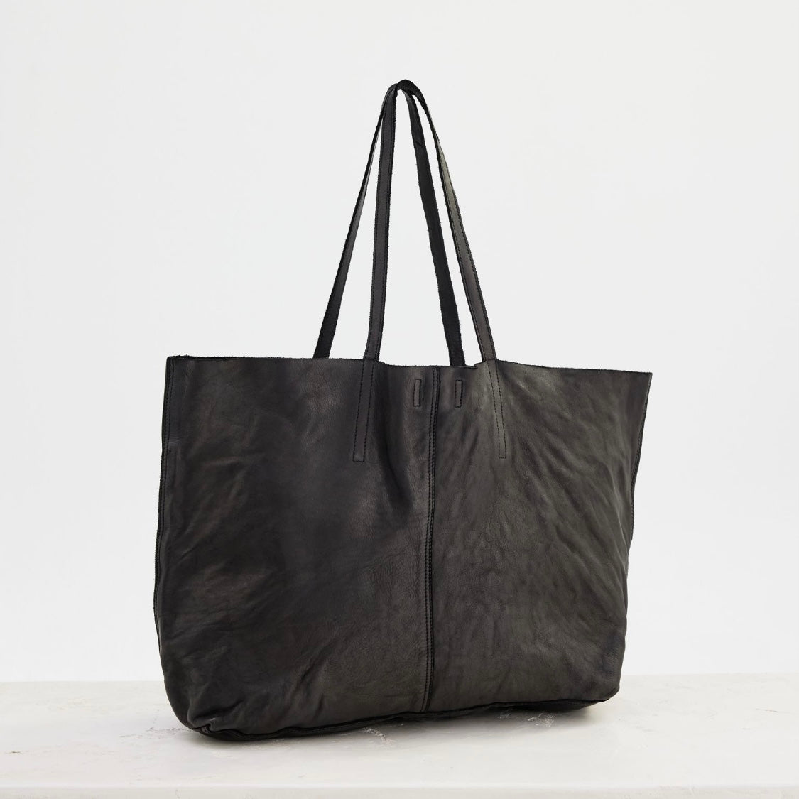 Juju & Co Unlined Tote Leather Bag