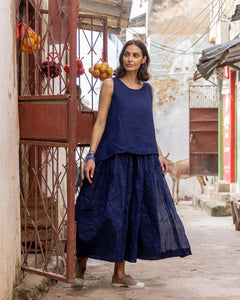 Meg By Design Nyx Cotton Organdy Tutu Long Skirt