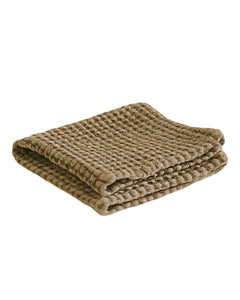 Organic Cotton Rustic Waffle Face Cloth