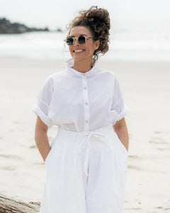 Meg By Design Sorrento Paper Cotton Shirt