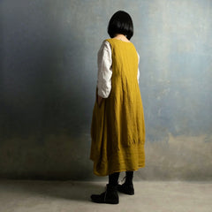 Montaigne Anaïs Linen Pinafore Smock Dress
