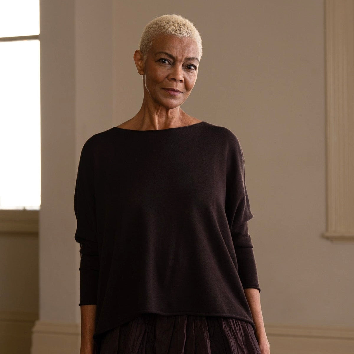 Meg By Design Emi Merino Wool Boat Neck Sweater