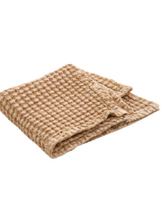 Organic Cotton Rustic Waffle Face Cloth