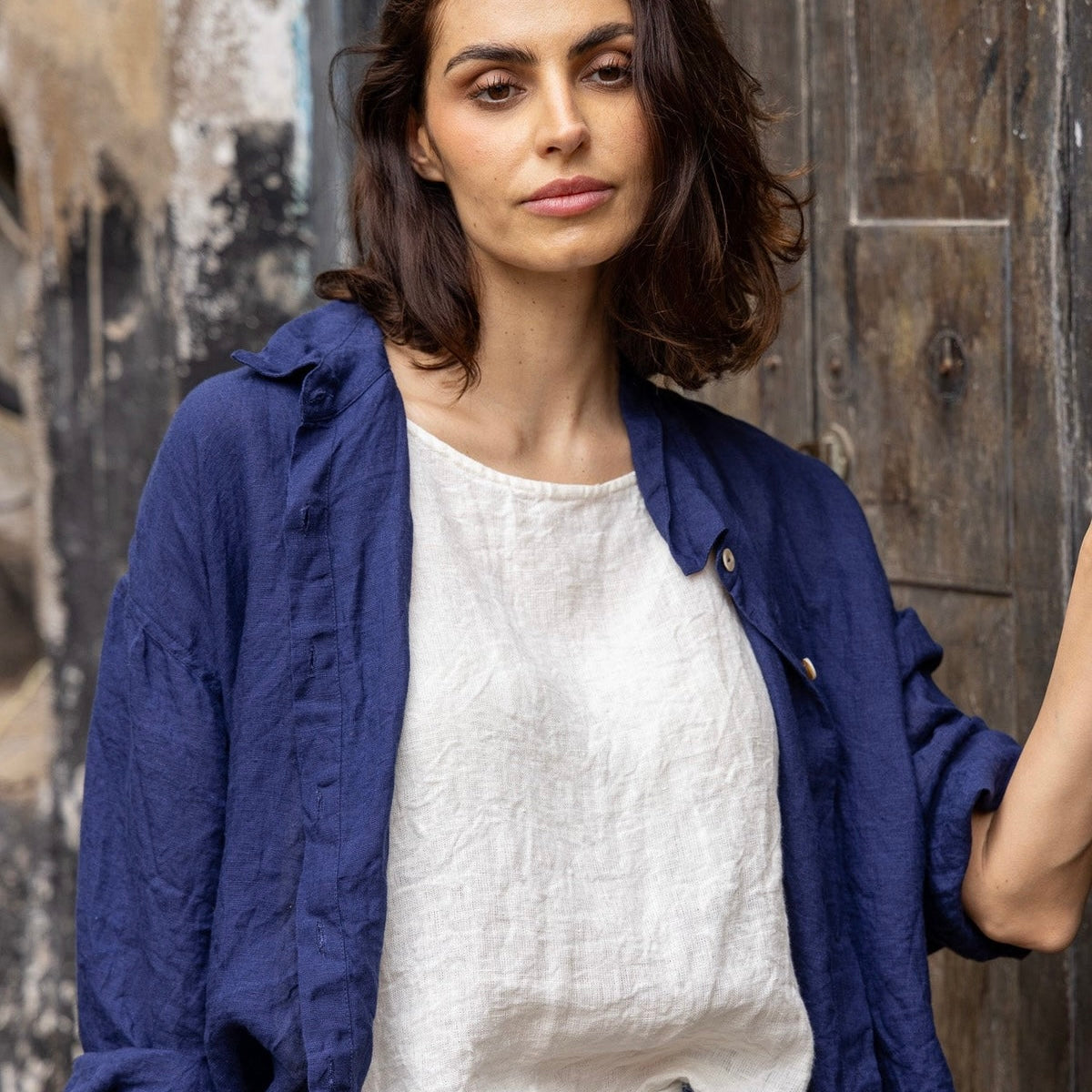Meg By Design Moyo Linen Shirt