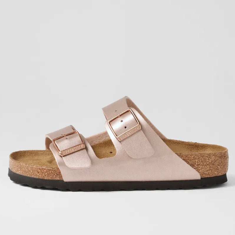 Birkenstock Arizona Metalic Copper Birko-Flor Regular