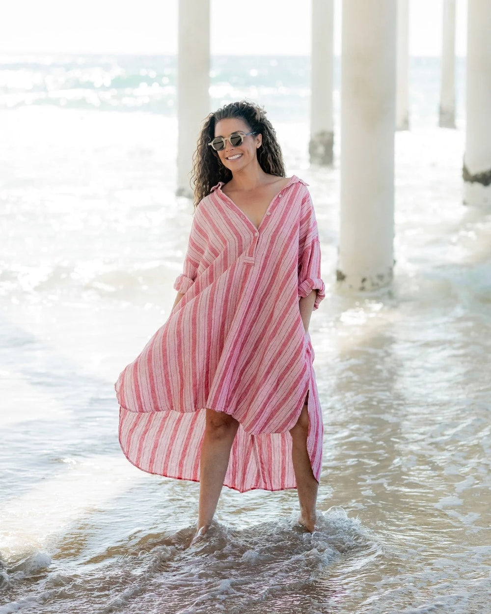 Meg By Design Harper Linen Shirt