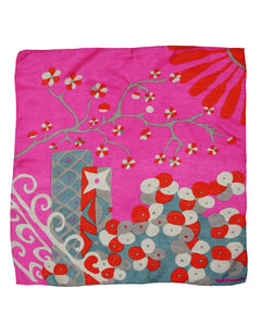 Les Belles Vagabondes Printed Silk Scarf