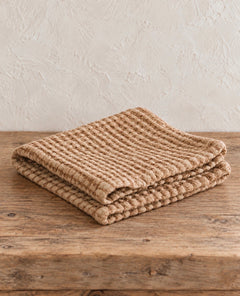 Organic Cotton Rustic Waffle Face Cloth