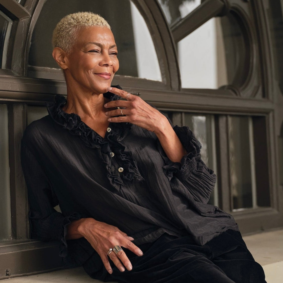 Meg By Design Odile Silk Cotton Blouse