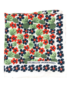 Les Belles Vagabondes Boxed Printed Silk Scarf