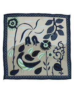 Les Belles Vagabondes Printed Silk Scarf