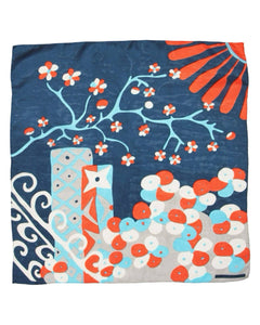 Les Belles Vagabondes Boxed Printed Silk Scarf