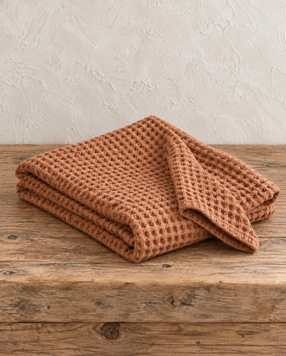 Organic Cotton Rustic Waffle Tea Towel