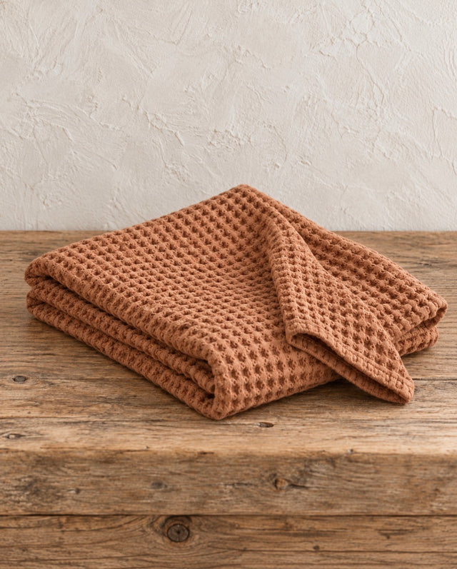 Organic Cotton Rustic Waffle Tea Towel