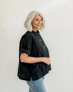 Meg By Design Sorrento Paper Cotton Shirt