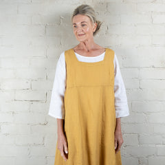 Montaigne Anaïs Linen Pinafore Smock Dress
