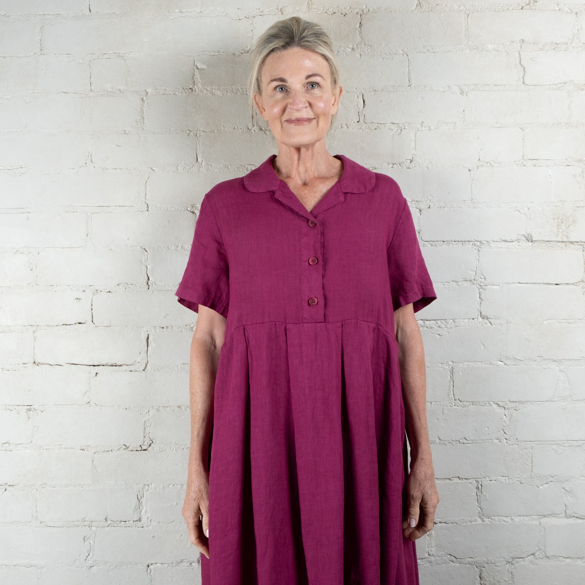 Montaigne Vianne Linen Day Dress