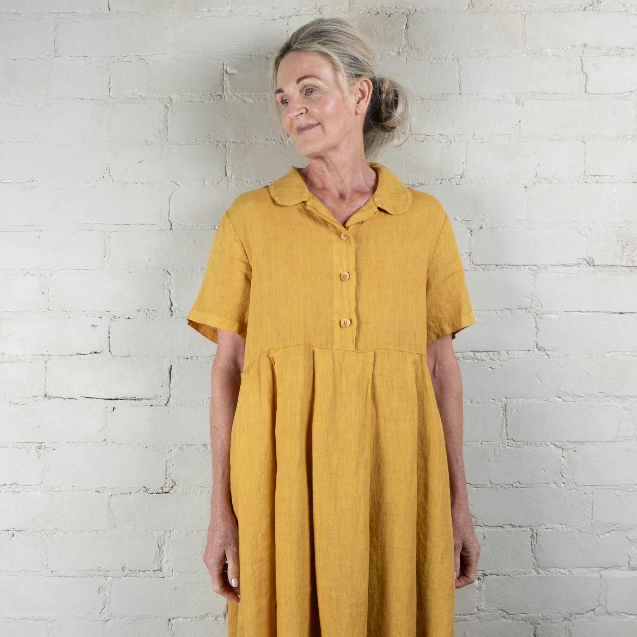 Montaigne Vianne Linen Day Dress