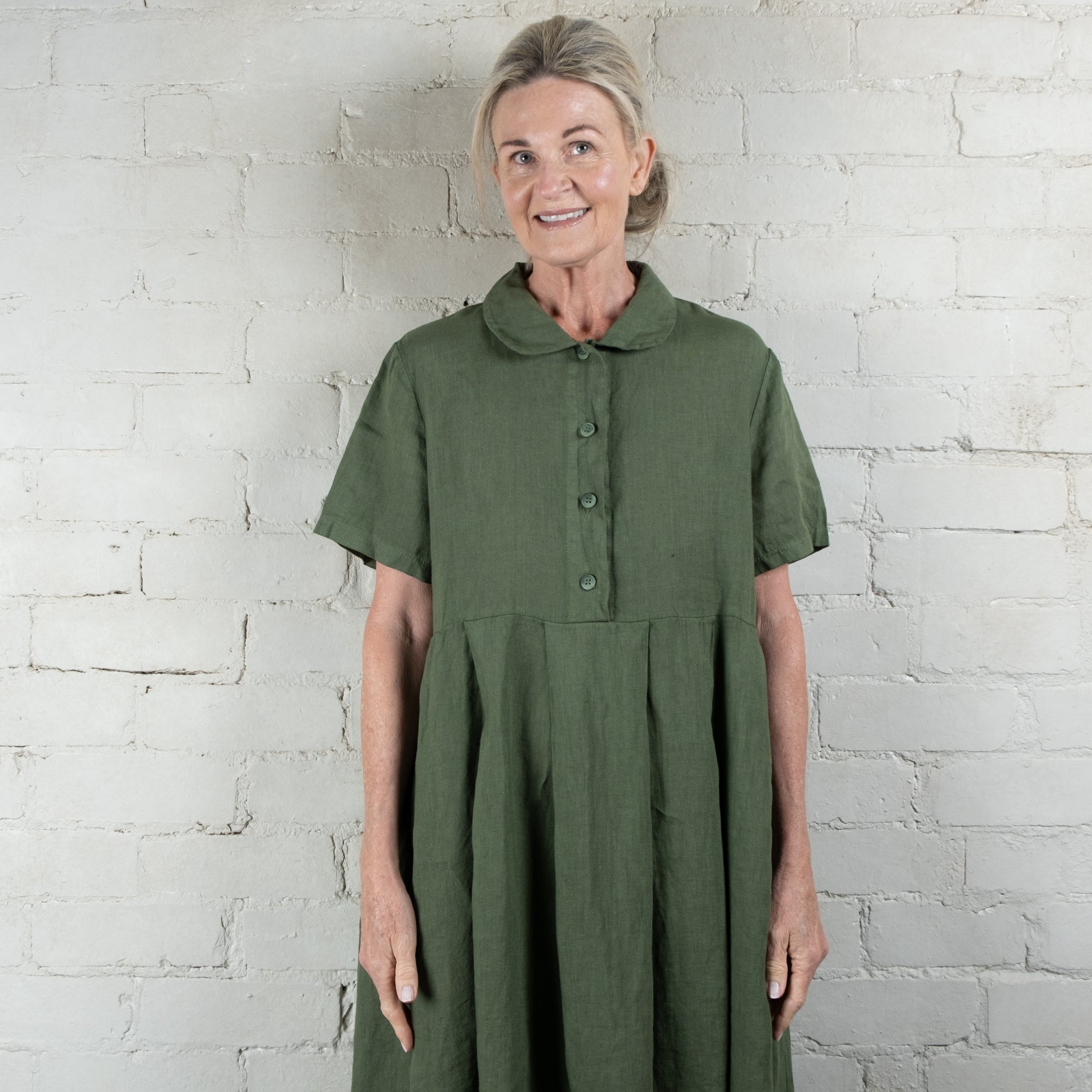 Montaigne Vianne Linen Day Dress