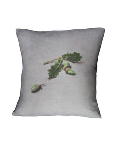 Anita Mertzlin Acorns and Leaves Linen Cushion