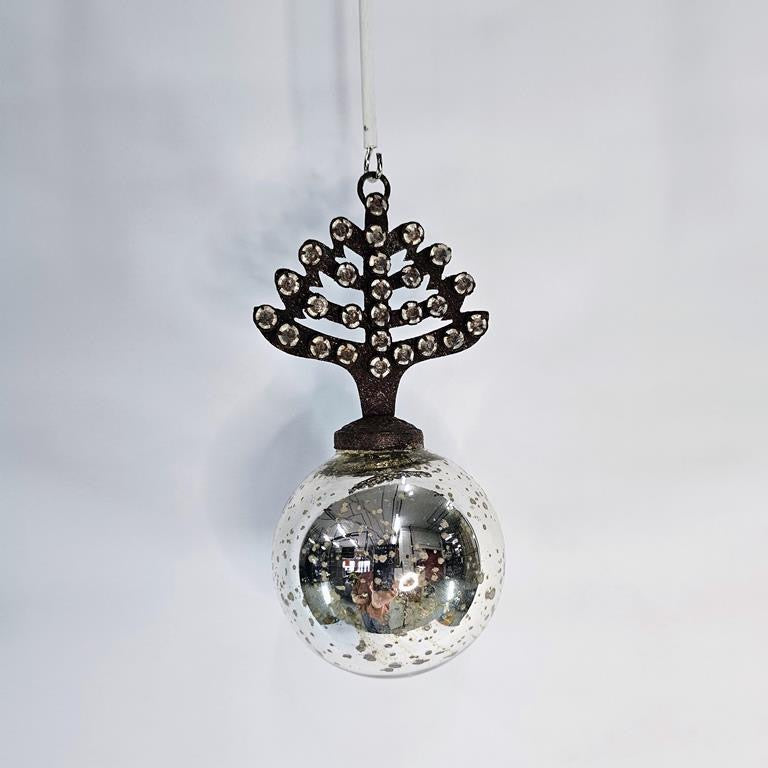 Atelier de Thiers Mercury Glass and Diamante Decoration