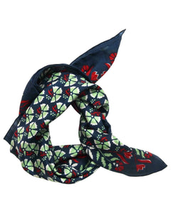 Les Belles Vagabondes Printed Silk Scarf