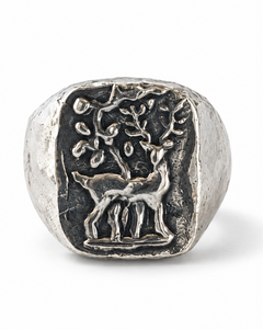 Arcana Oxidised Sterling Sliver Ring